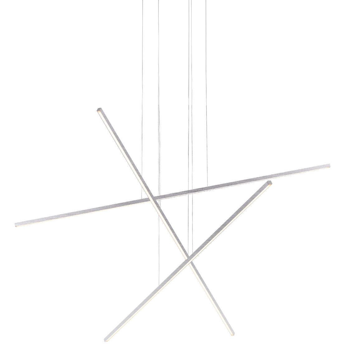 Vega Minor Multi Pendant Ceiling Light in Brushed Nickel